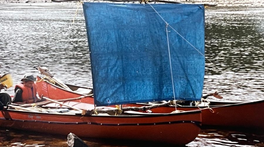 Square Sail for Canoe Catamaran