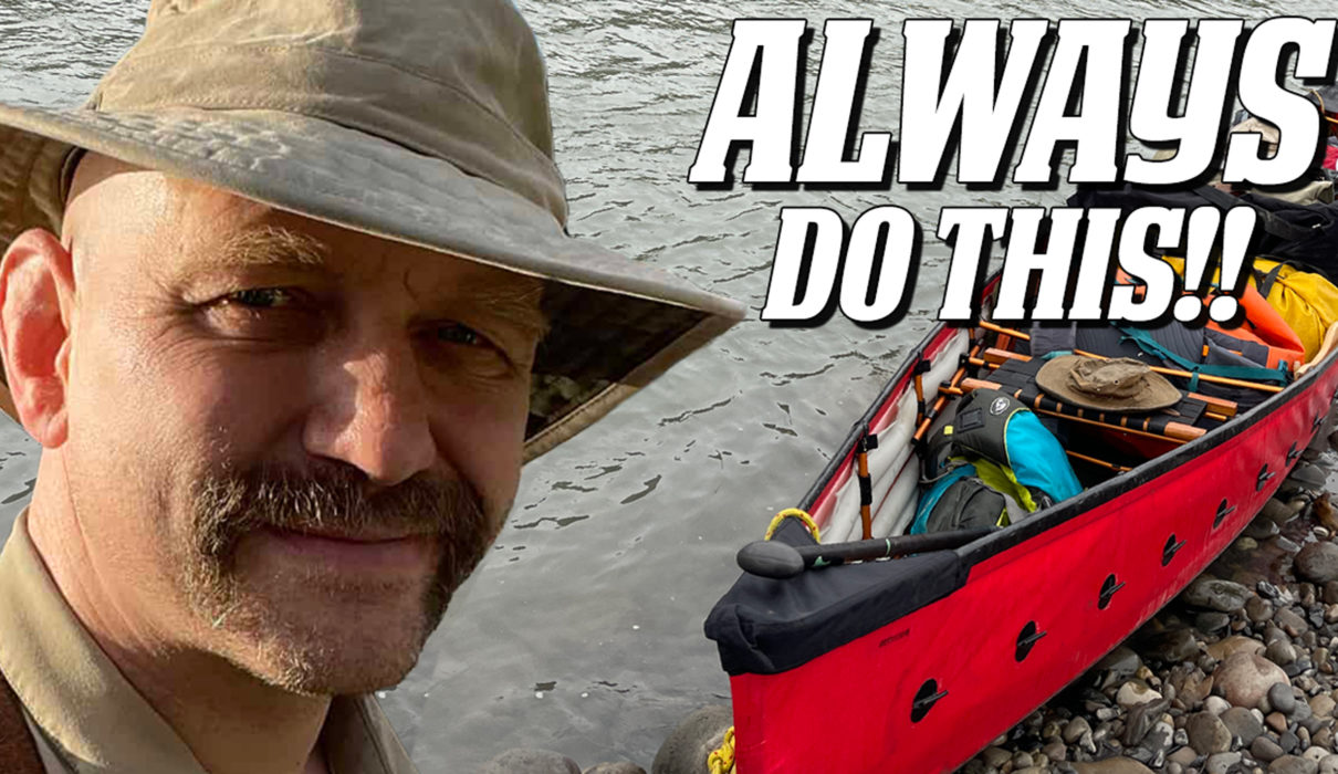 Always do this when you're canoeing