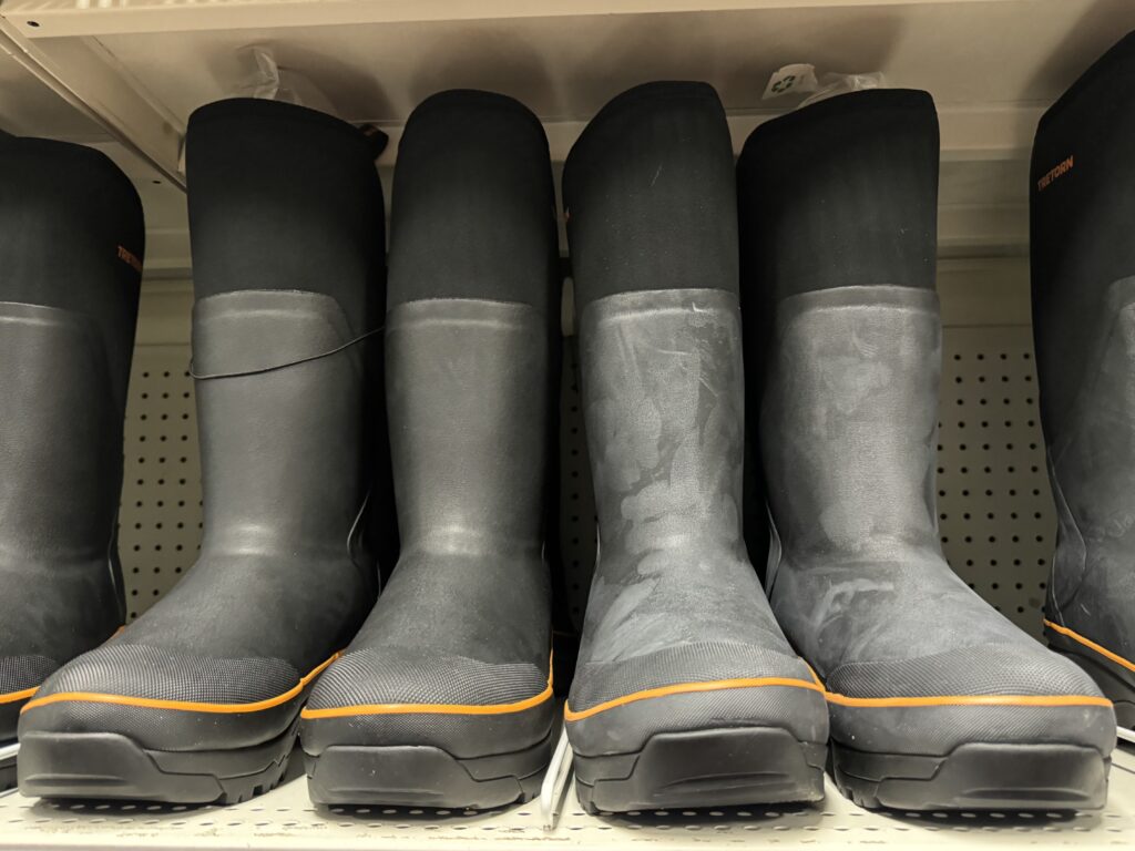 rubber boots